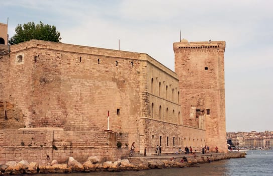 the old prison at the old port of Marseille