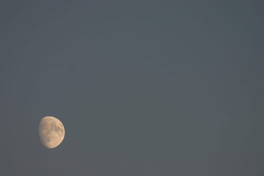 Only the moon...