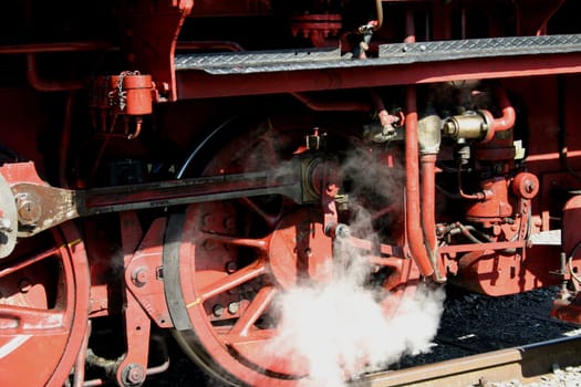 Steam locomotive drive