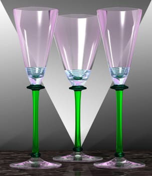 Cocktail glasses