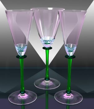 Cocktail glasses