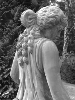 Woman with braid