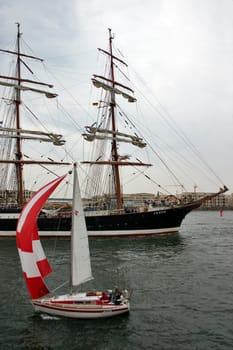 Four-masted barque SEDOV