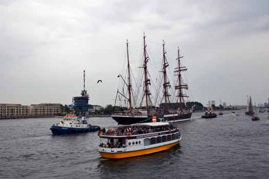 Four-masted barque SEDOV