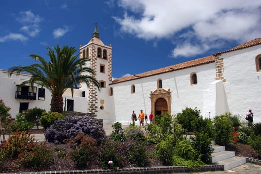 Church of Betancuria,the old capital of Fuerteventura