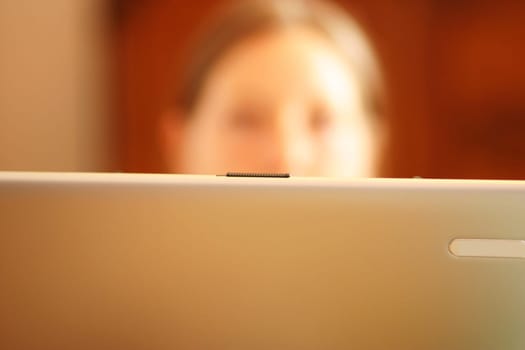 Woman at laptop
