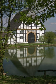 Idyllic village scene