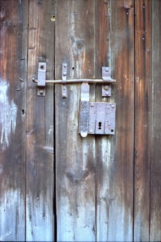 Old door lock