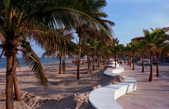 Beach Promenade in Fort Lauderdale,Maimi