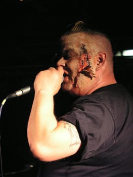 Singer of Thee Flanders. From Rockin-Nightmares 6 in Kiel.