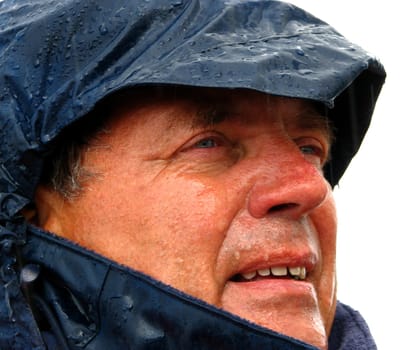 In case of rain,the skipper is always put out.