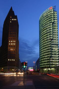 High-rise buildings Potsdamer Platz