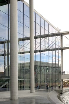 Façade on the Spreebogen