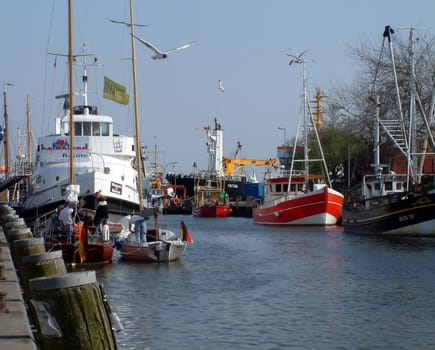 Büsum harbour. I took the photo in 2003 with a Fuji 602 zoom. Hence the slightly higher noise