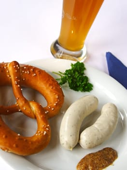 Weisswurst breakfast