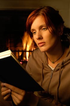 Woman with a book