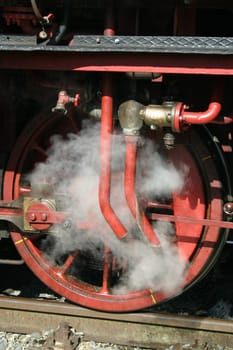 Under steam