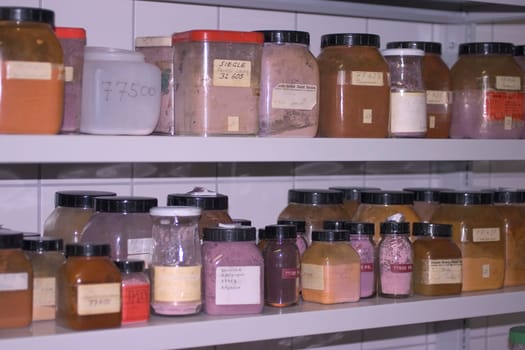 In the storage room of the State Technical School for Porcelain and Industrial Design