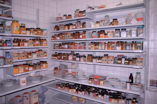 In the storage room of the State Technical School for Porcelain and Industrial Design