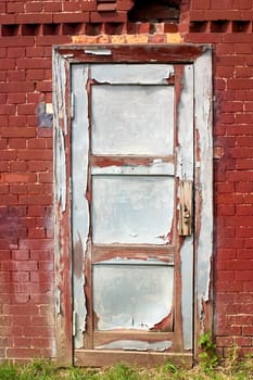 Inside door outside