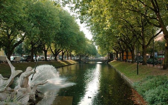 Photos from my hometown Dusseldorf  The Königsallee is simply called "Kö"" by the people of Düsseldorf. Here you will find the most elegant shops. Numerous exclusive women's and men's fashion shops are just as much a part of the offer as jewelry"
