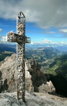 View of Val Gardena - Selva Gardena