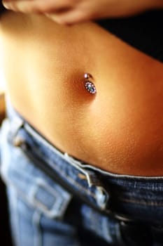 Belly button jewelry