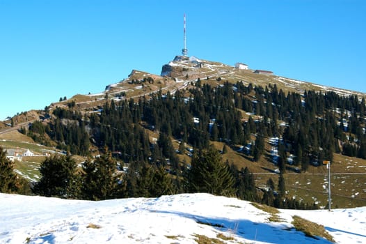 View of the Rigi Switzerland