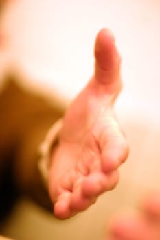 Handshake gesture