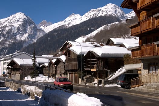 Kippel Lötschental Schweiz / Kippel Lötschental Switzerland