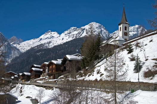 Kippel Lötschental Schweiz / Kippel Lötschental Switzerland