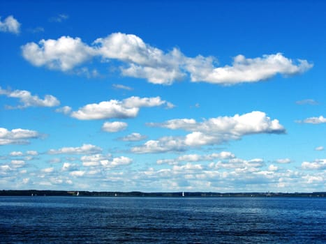 Autumn can be so beautiful on the Baltic Sea. Here in the Flensburg Fjord.  (Cam. Canon Power Shot S2 IS)