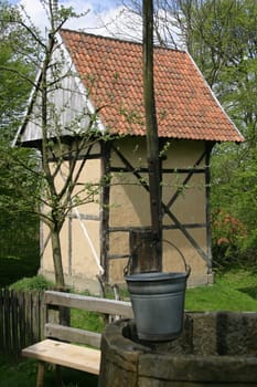 Granary with fountain