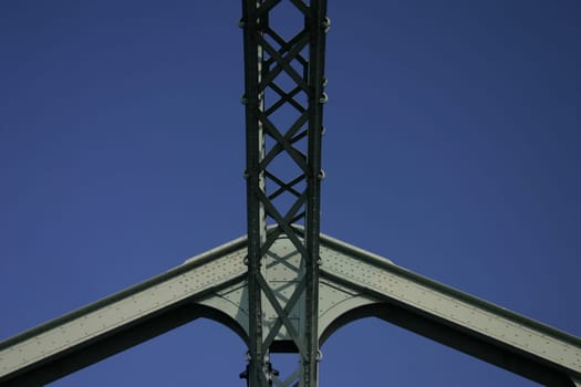 Detail of the Glienicke Bridge between Berlin and Potsdam (made famous by 3 spectacular agent exchanges between East and West)