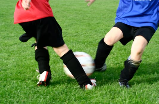 Photo in the series of shots  "Football photos autumn 2005"""
