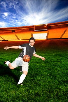 Photo in the series of shots "Football photos autumn 2005"""
