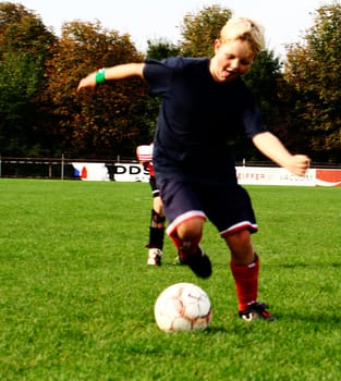 Photo in the series of shots "Football photos autumn 2005"""
