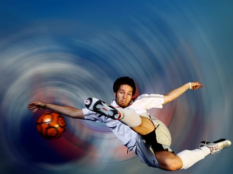 Photo in the series of shots "Football photos autumn 2005"""
