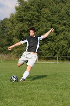 Photo in the series of shots "Football photos autumn 2005"""