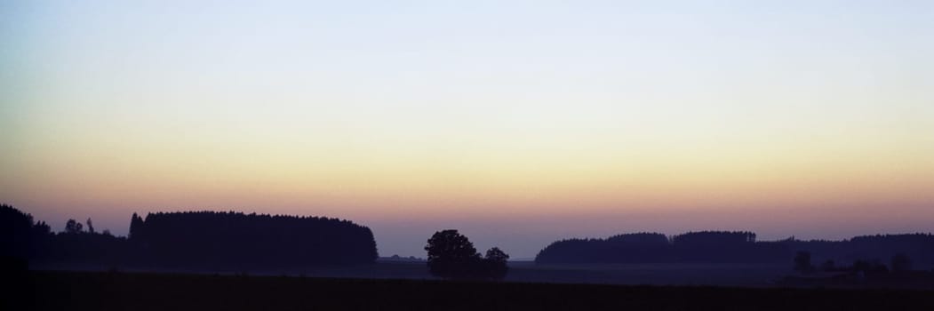 6x7,autumn evening in October 2005