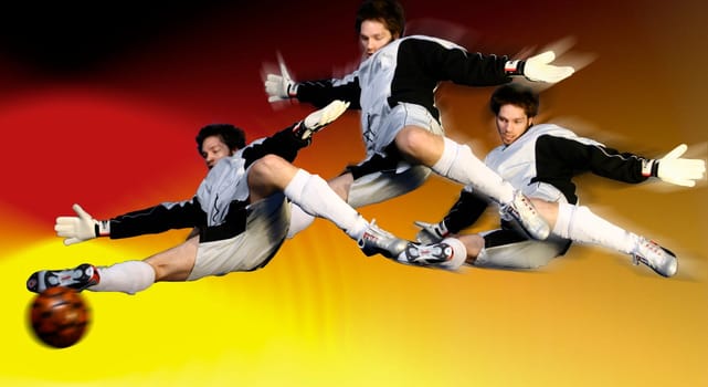 Photo in the series of shots "Football photos autumn 2005"""