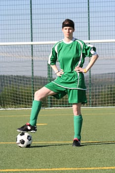 Photo in the series of shots  "Football photos autumn 2005"""