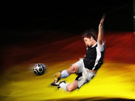 Photo in the series of shots "Football photos autumn 2005"""
