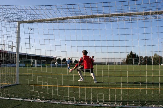 Photo in the series of shots "Football photos autumn 2005"""
