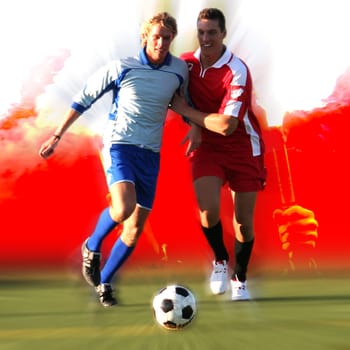 Photo in the series of shots "Football photos autumn 2005"""