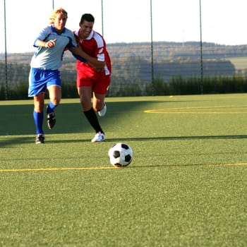 Photo in the series of shots "Football photos autumn 2005"""