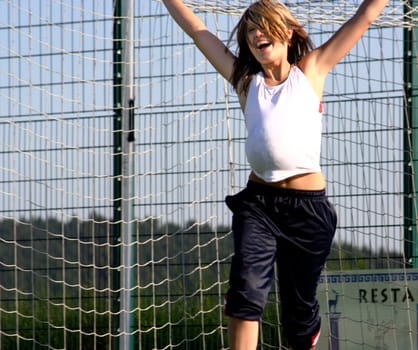 Photo in the series of shots "Football photos autumn 2005"""