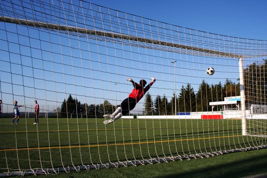 Photo in the series of shots "Football photos autumn 2005"""