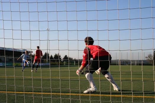 Photo in the series of shots "Football photos autumn 2005"""
