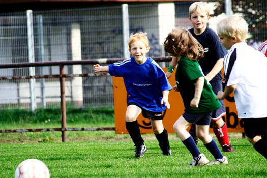 Photo in the series of shots "Football photos autumn 2005"""